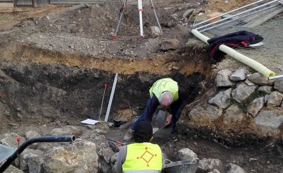 Excavacions arqueològiques a la carretera de Llagostera (Caldes de Malavella)