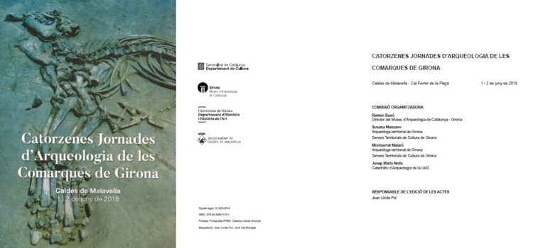 Articles presentats a les XIV Jornades d’Arqueologia de les Comarques de Girona